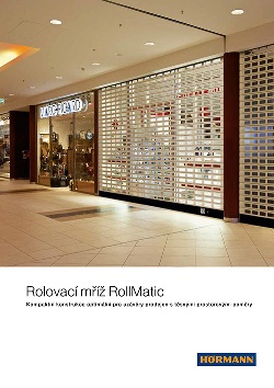 rolovací mříže katalog